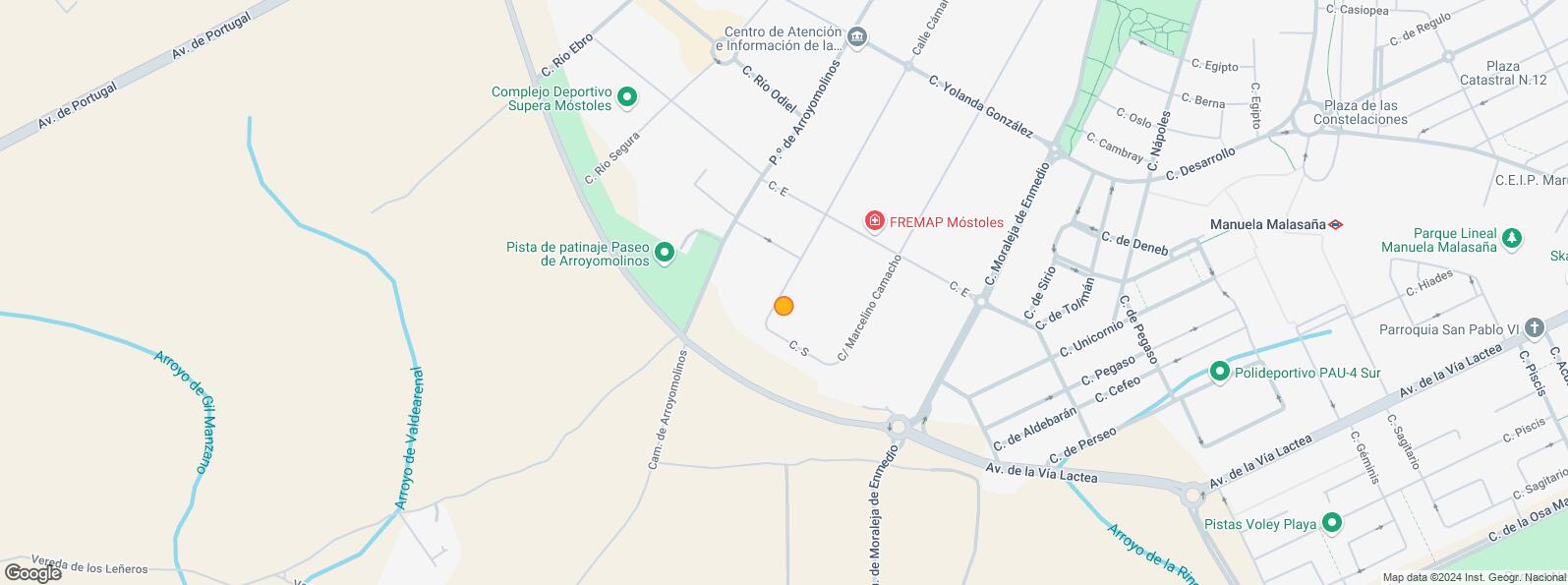 Mapa de Calle Marcelino Camacho, Móstoles, Madrid, 28938