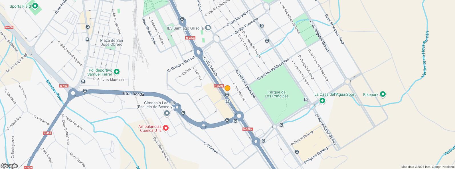 Location Map for Avenida Juan Carlos I, Cuenca, 16004