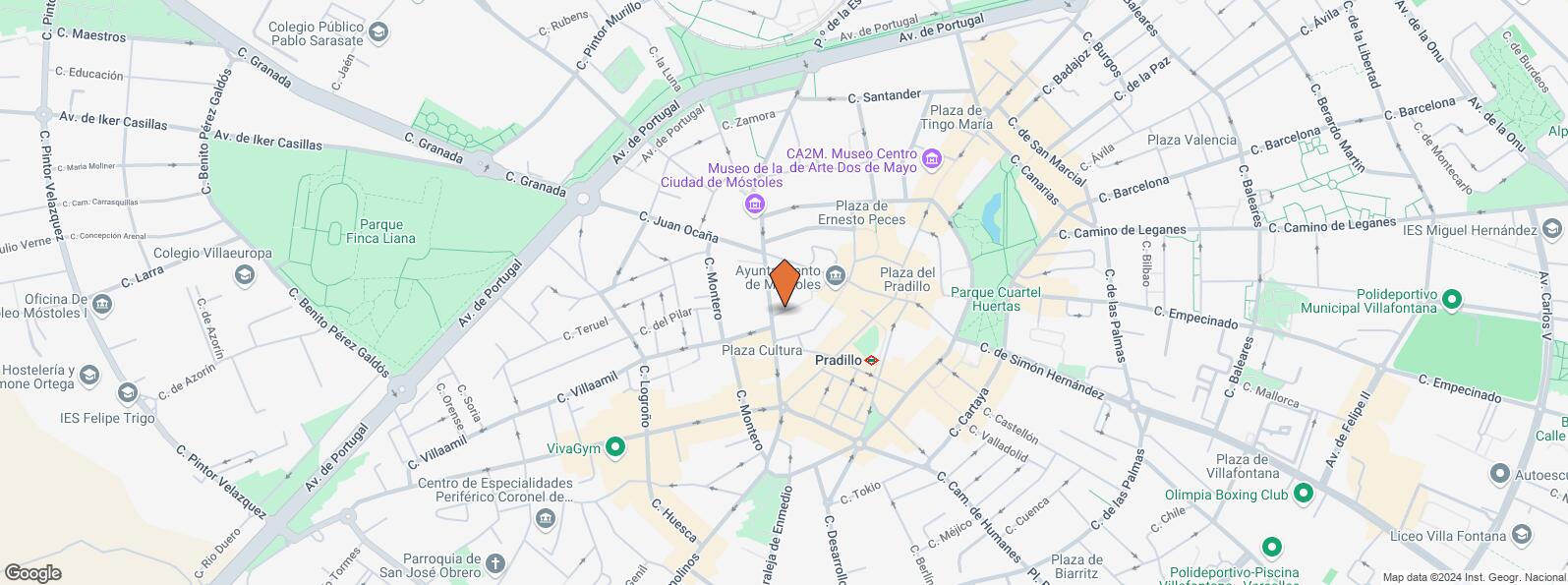 Mapa de Calle Fausto Fraile, 26, Móstoles, Madrid, 28934