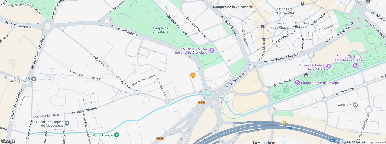 Mapa de Avenida Valdelaparra, Alcobendas, Madrid, 28108