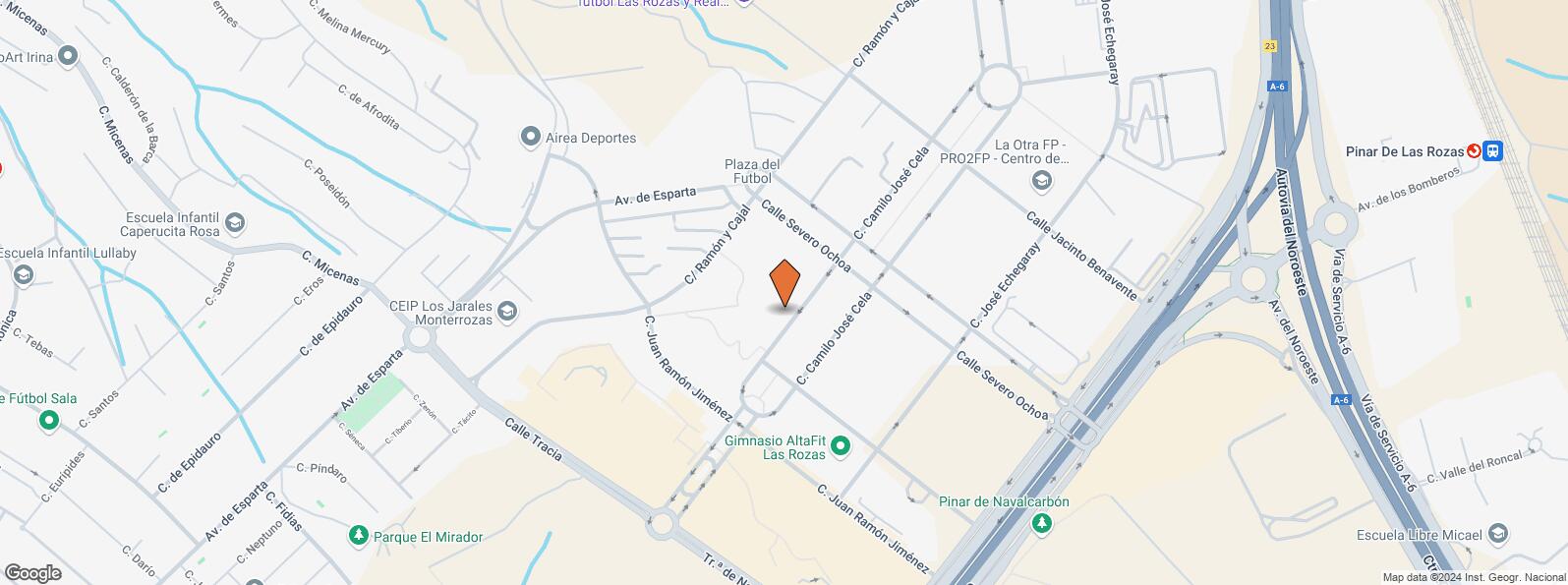 Mapa de Calle Camilo José Cela, 3, Las Rozas de Madrid, Madrid, 28230