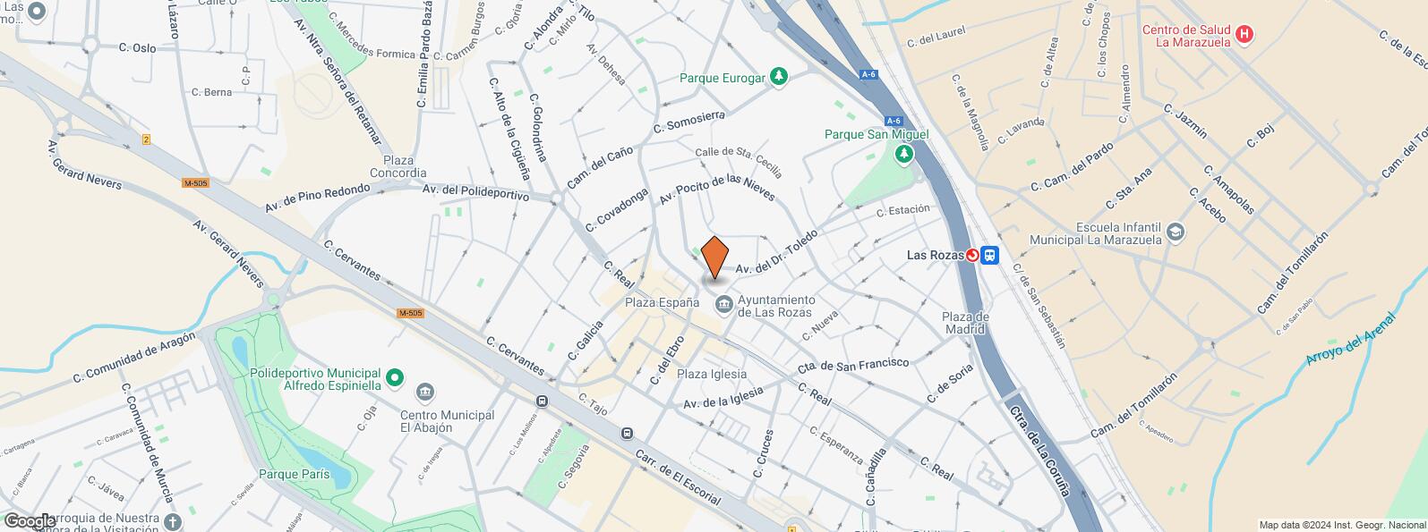 Location Map for Avenida Doctor Toledo, 18, Las Rozas de Madrid, Madrid, 28230