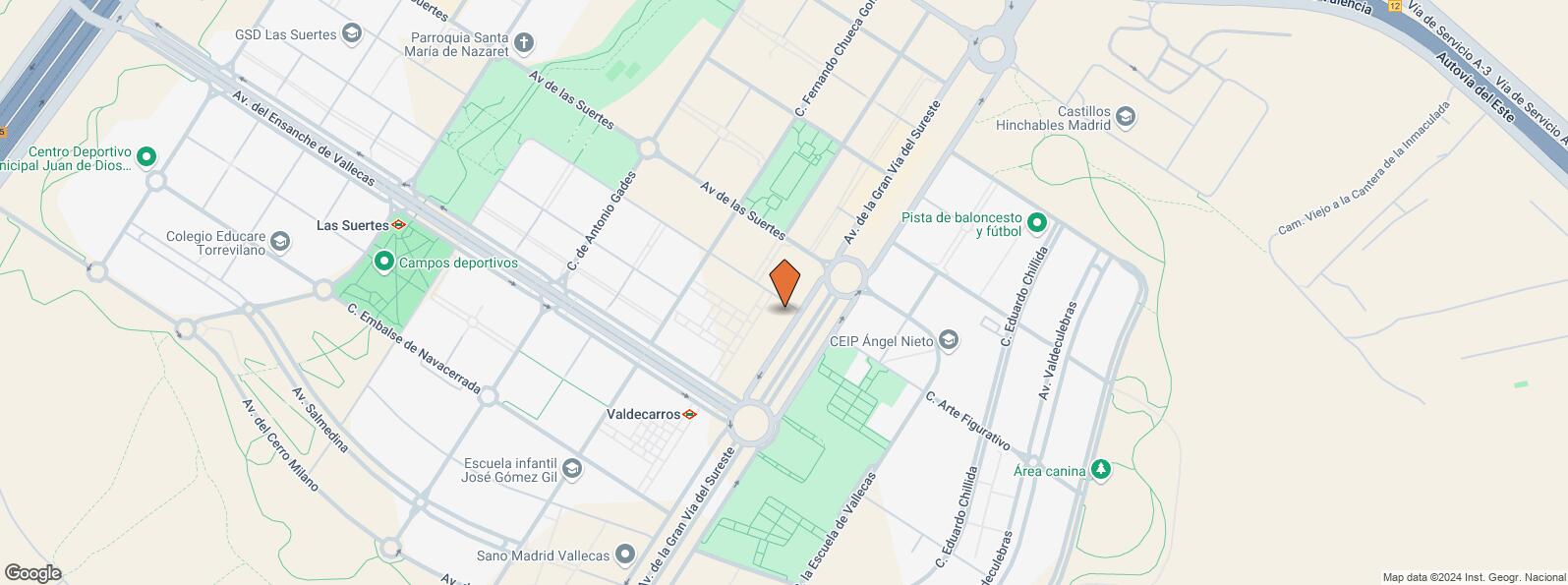 Location Map for Calle Adolfo Marsillach, 50, Villa de Vallecas, Madrid, 28031