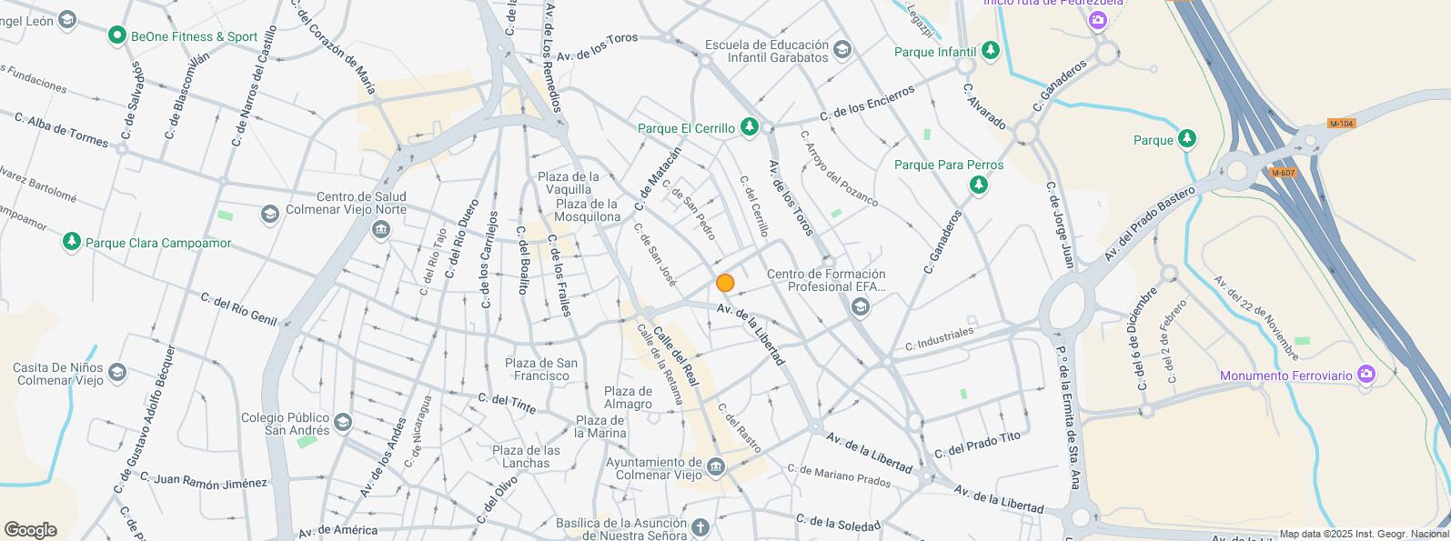 Location Map for Calle Huerto Convento, Colmenar Viejo, Madrid, 28770