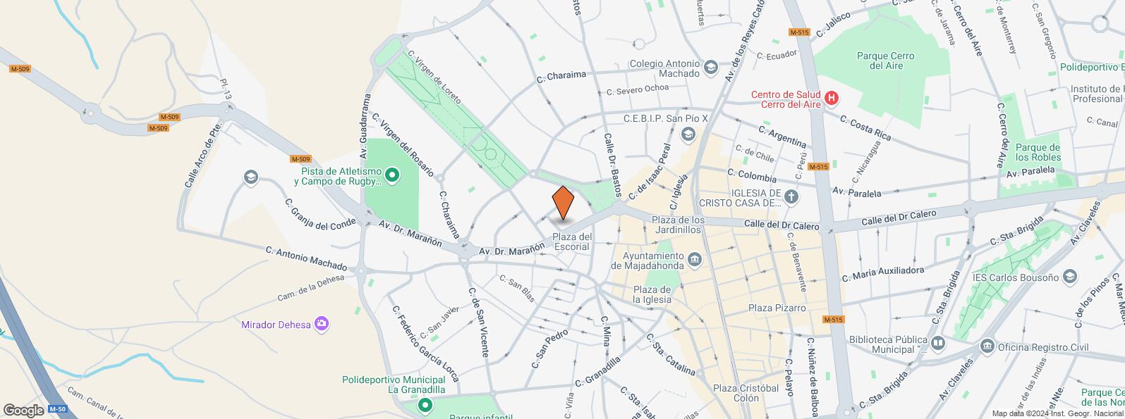 Location Map for Avenida Doctor Marañón, 6, Majadahonda, Madrid, 28220