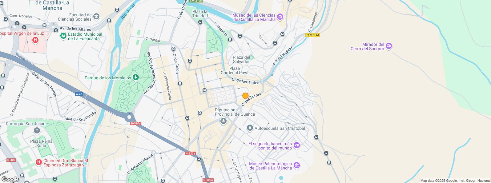 Location Map for Calle Maestro Pradas, Cuenca, 16001