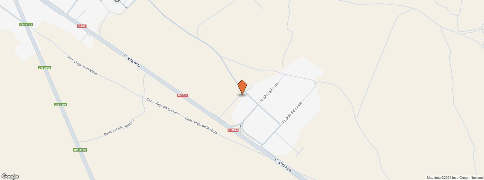 Location Map for Calle Marie Curie, 20, Quintanar de la Orden, Toledo, 45800