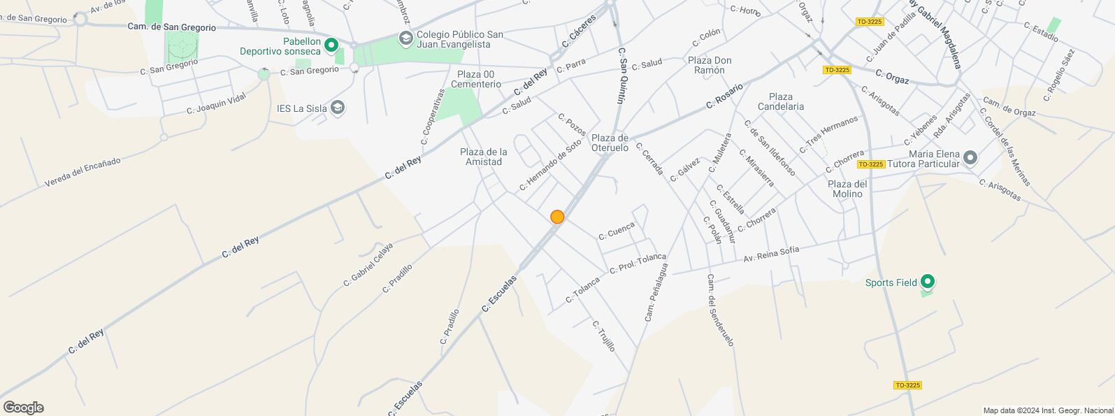 Location Map for Calle Escuelas, Sonseca, Toledo, 45100