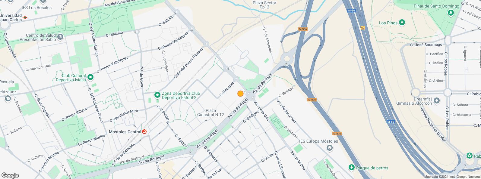 Location Map for Calle Juan Ramón Jiménez, Móstoles, Madrid, 28932