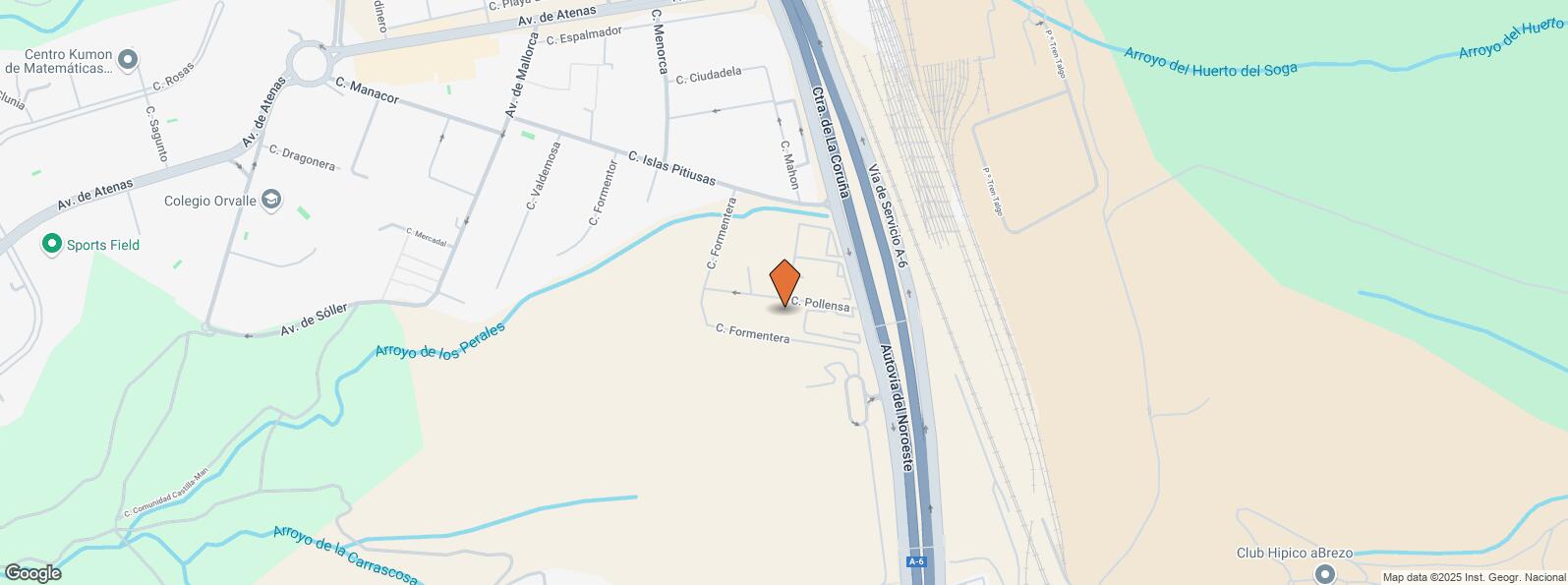 Location Map for Calle Pollensa, 3, Las Rozas de Madrid, Madrid, 28230