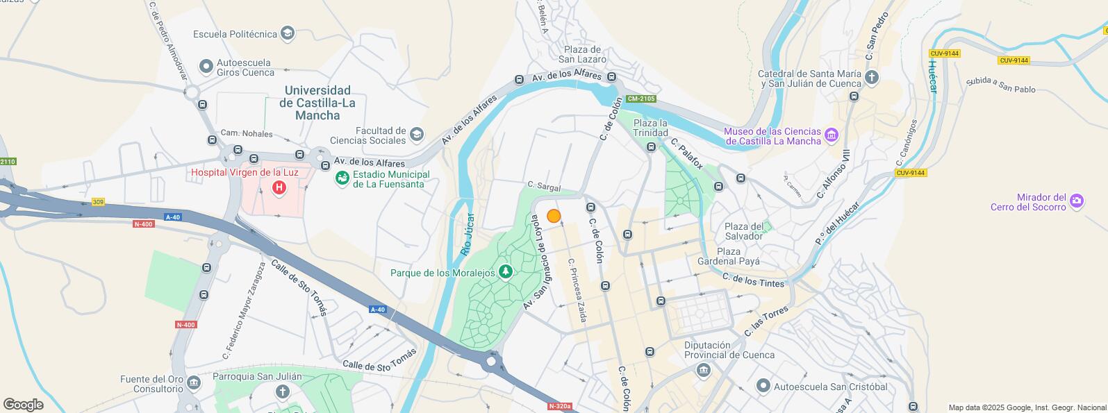 Location Map for Zona centro, Cuenca, 16002