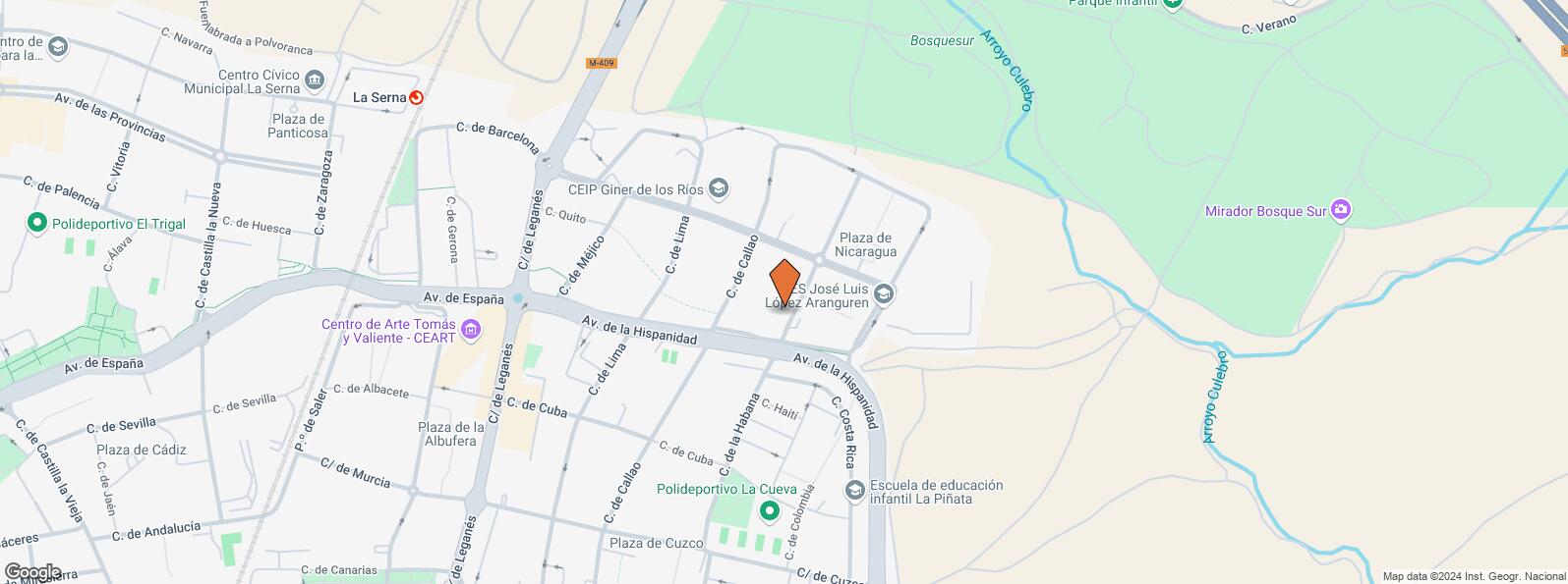 Mapa de Calle Habana, 37, Fuenlabrada, Madrid, 28945