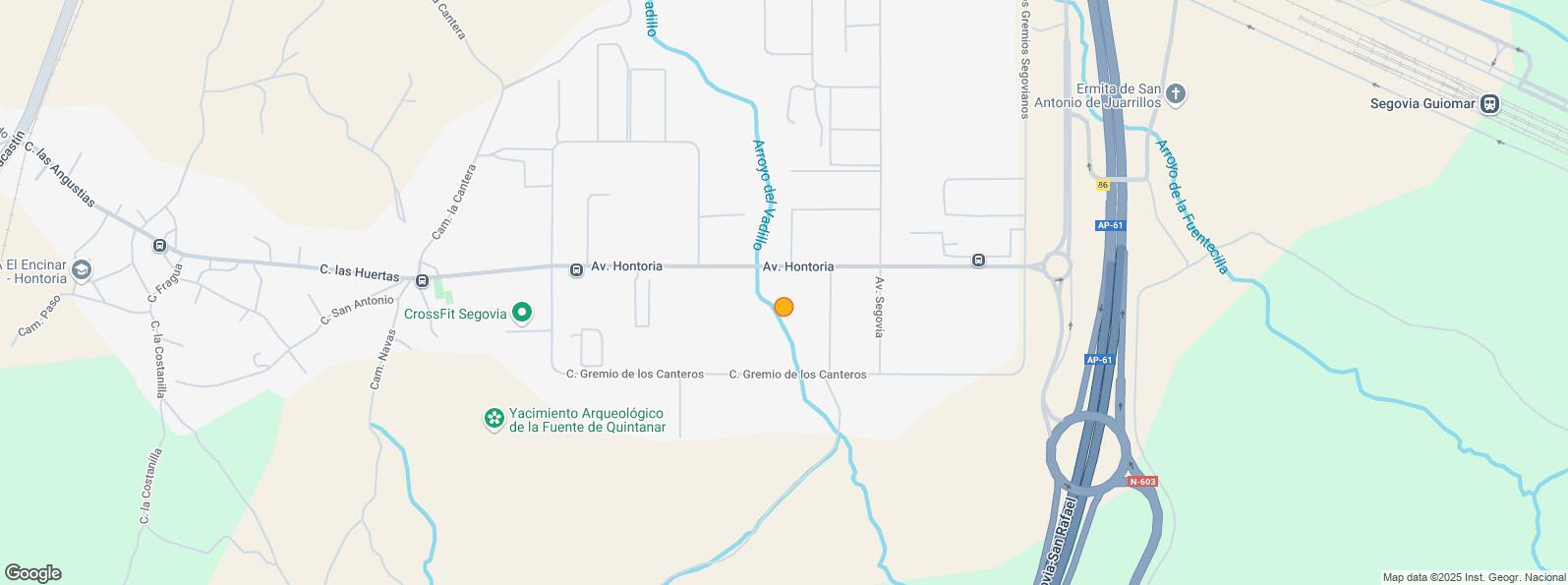 Mapa de Polígono Industrial Hontoria, Segovia, 40195