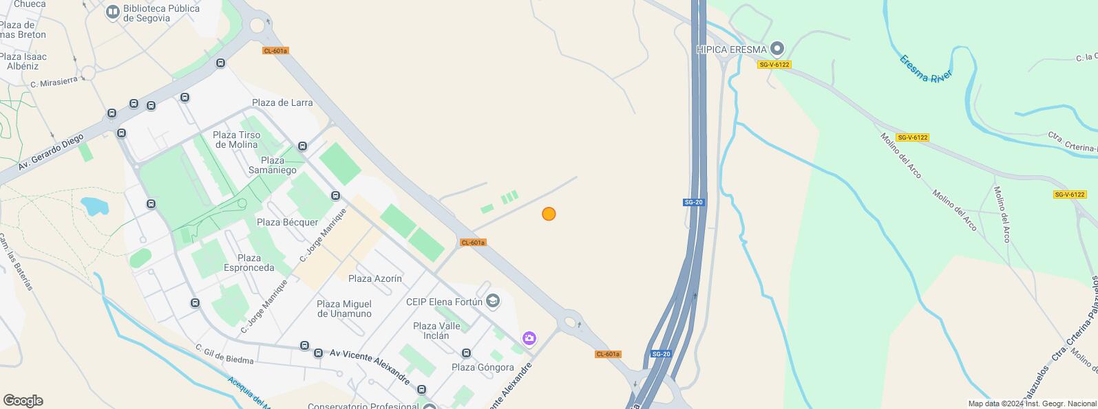 Mapa de Sector Área B Eresma Alto, Segovia, 40004