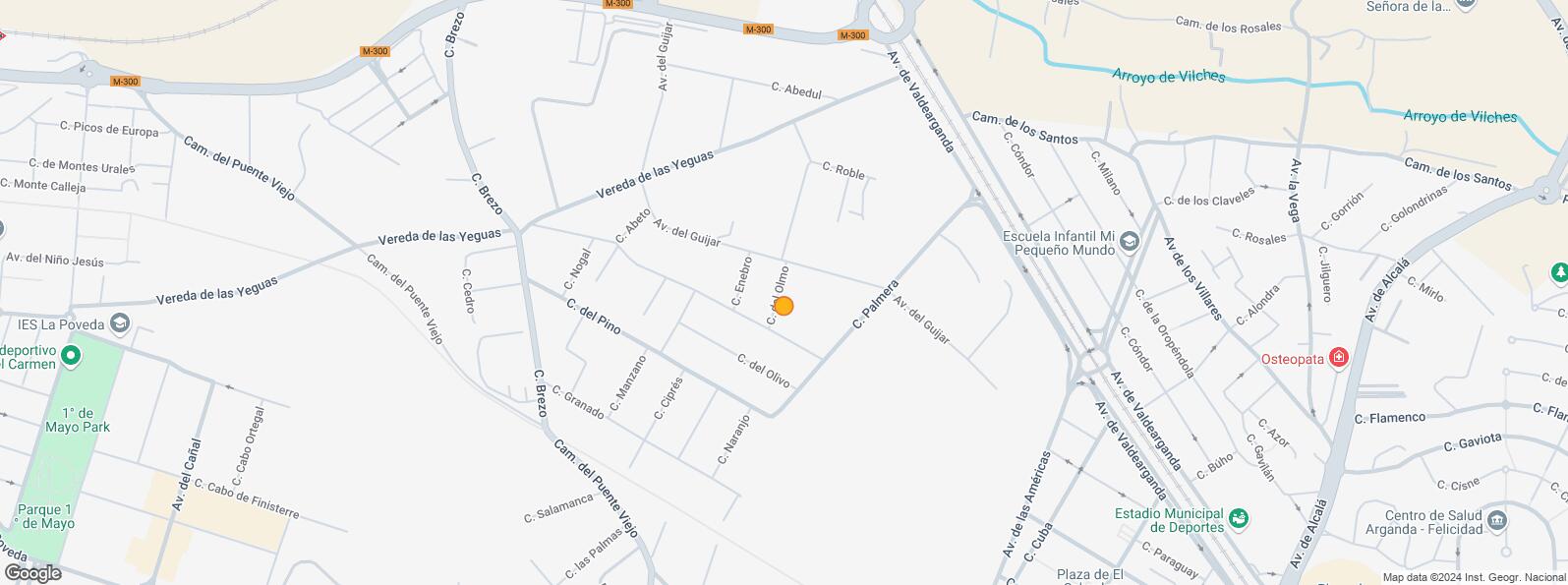 Mapa de Poligono Industrial El Guijar, Arganda del Rey, Madrid, 28500