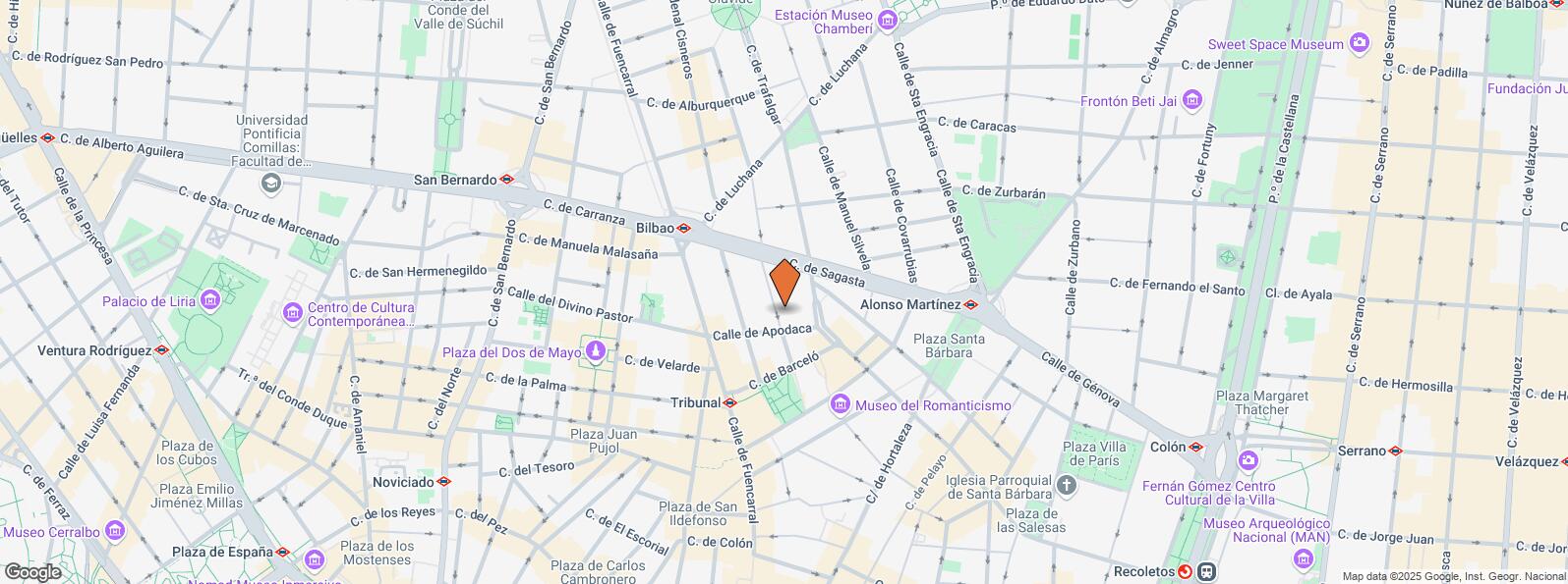 Location Map for Calle Larra, 10, Centro, Madrid, 28004