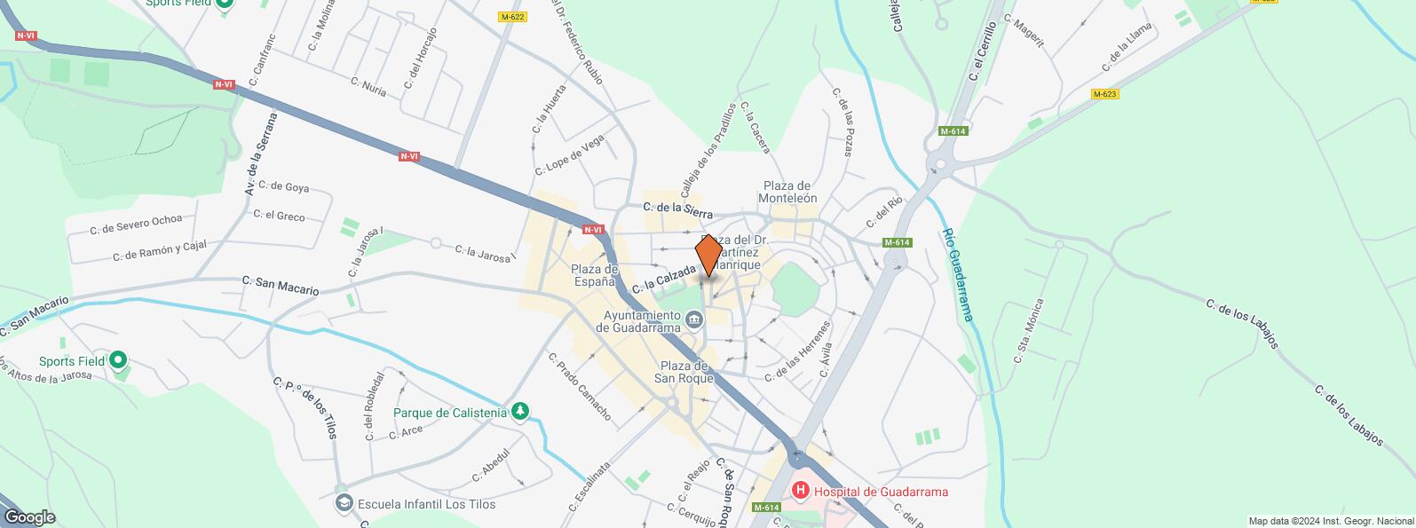 Location Map for Calle Iglesia, 14, Guadarrama, Madrid, 28440