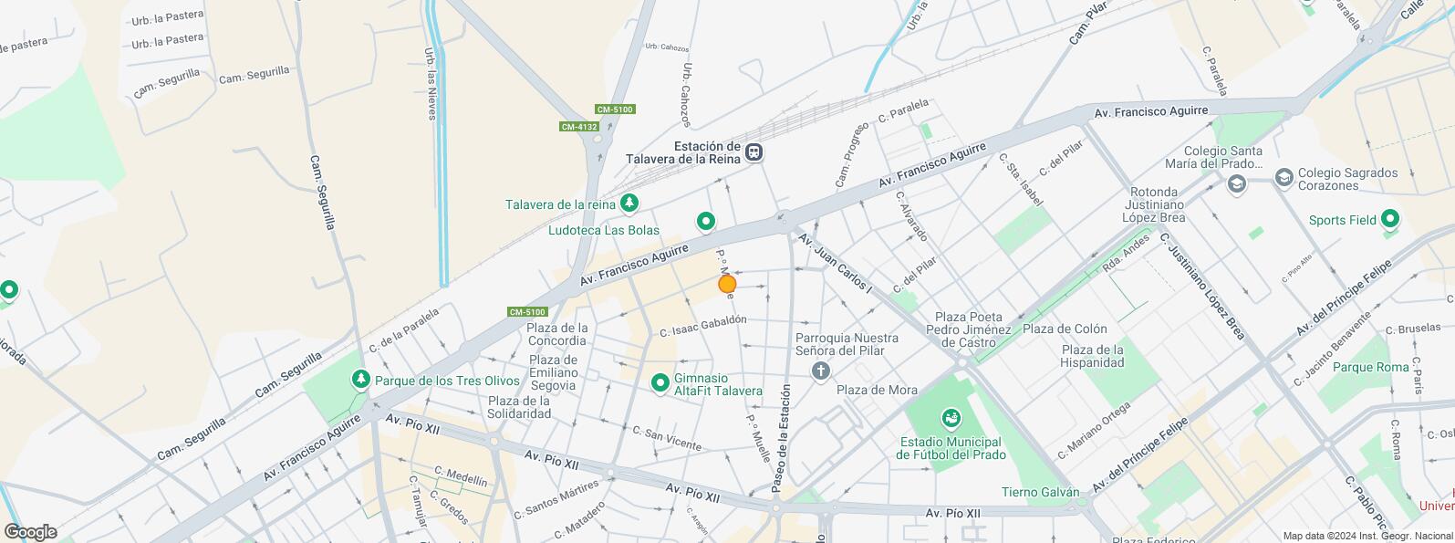 Mapa de Calle Alvarado, Talavera de la Reina, Toledo, 45600