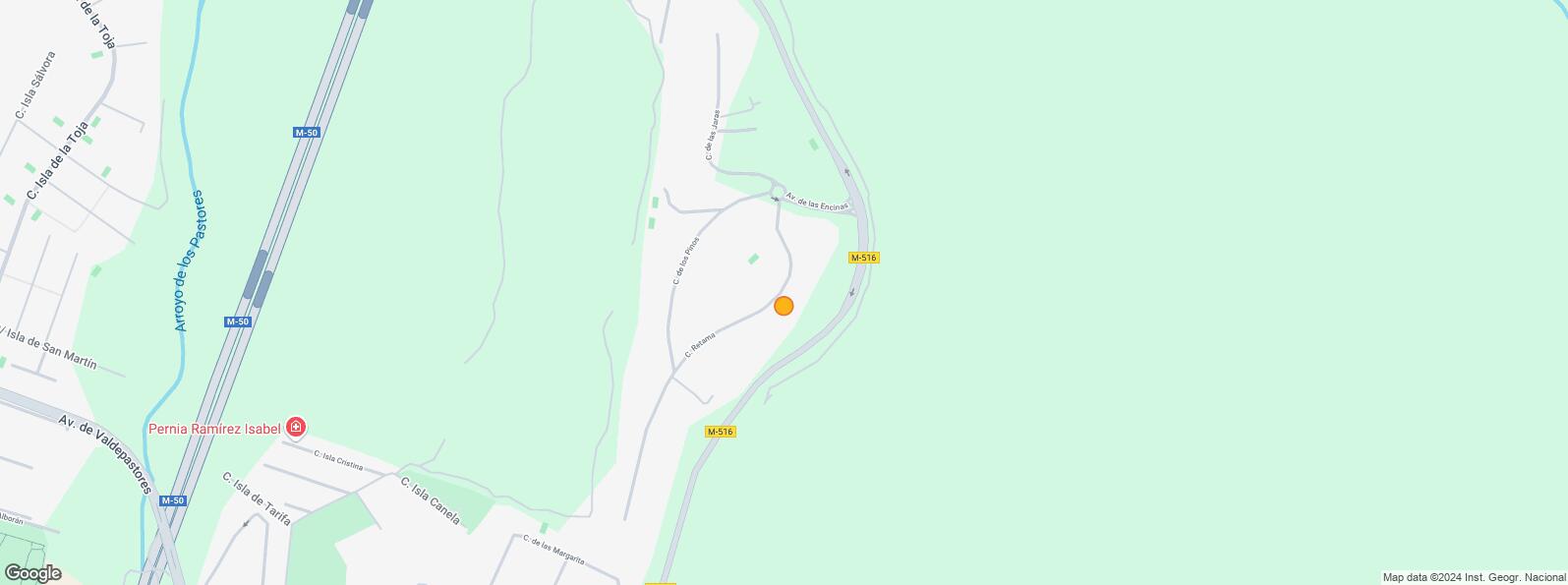 Mapa de Zona Valdepastores - Las Encinas, Boadilla del Monte, Madrid, 28660