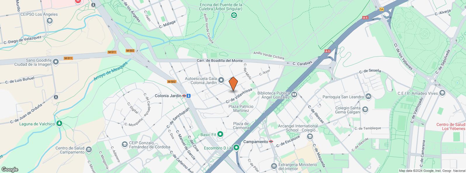 Location Map for Calle Galicia, 3, La Latina, Madrid, 28024