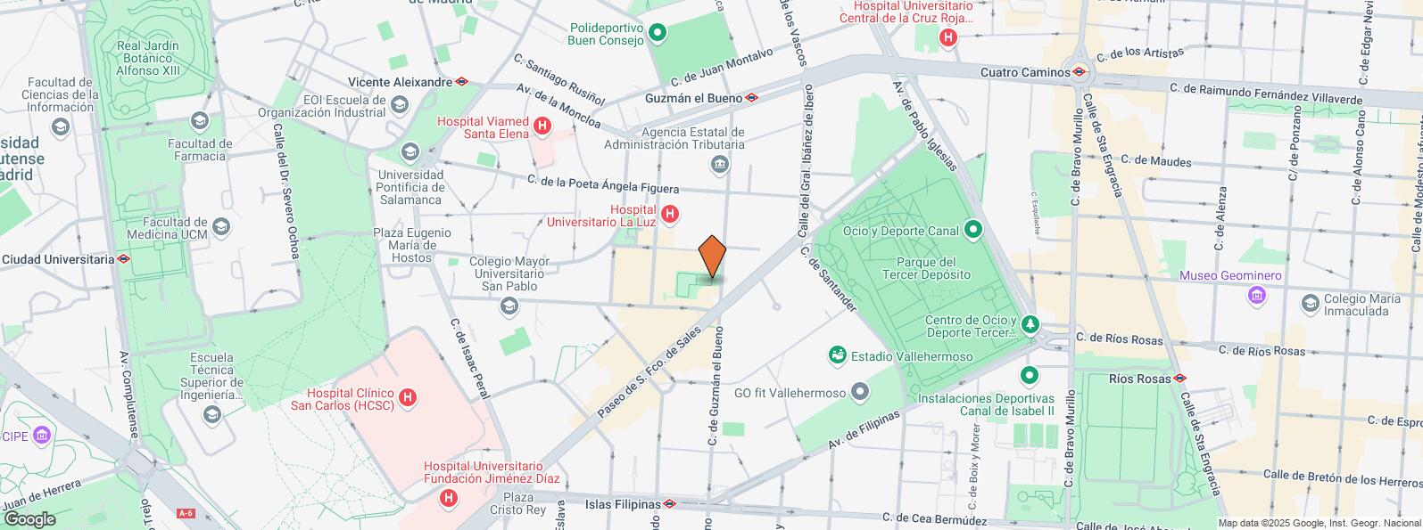 Location Map for Calle Julián Romea, 2, Chamberí, Madrid, 28003