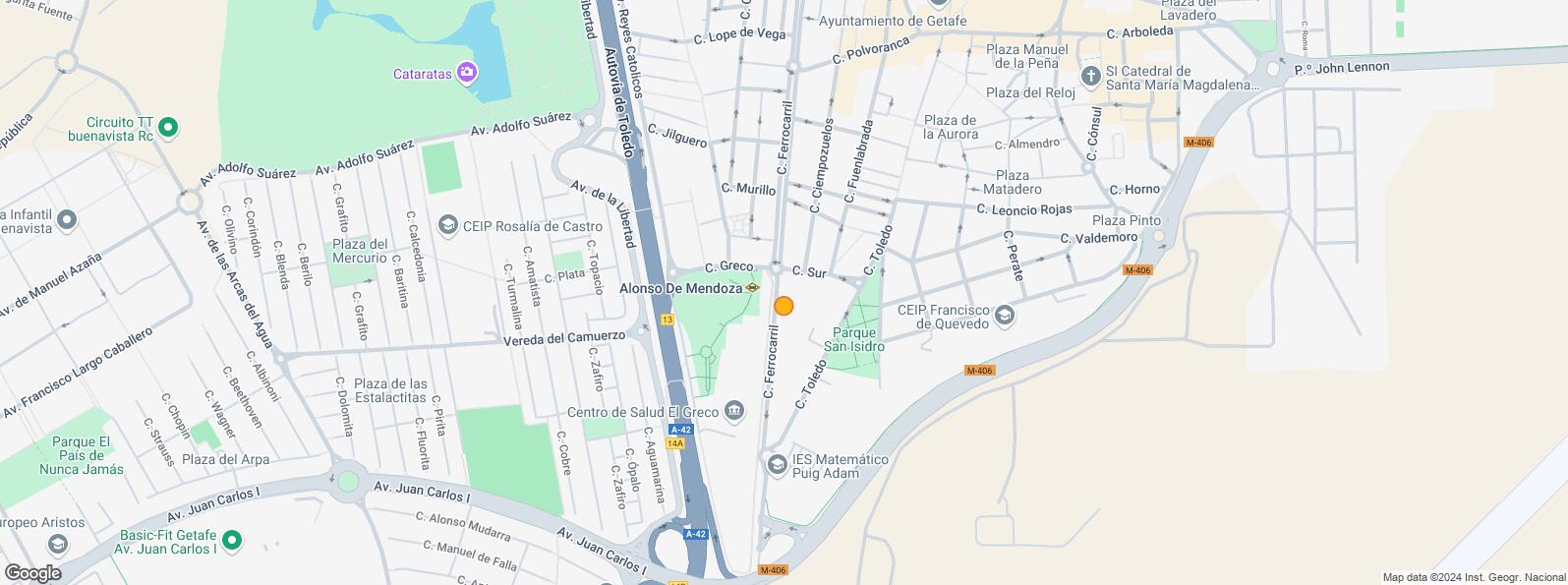 Mapa de Calle Ciempozuelos, Getafe, Madrid, 28901