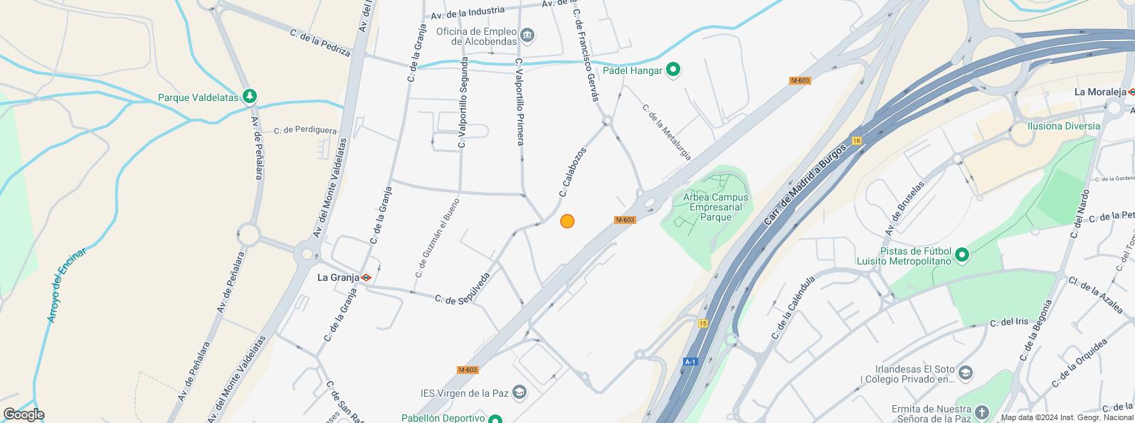 Mapa de Zona Industrial, Alcobendas, Madrid, 28108