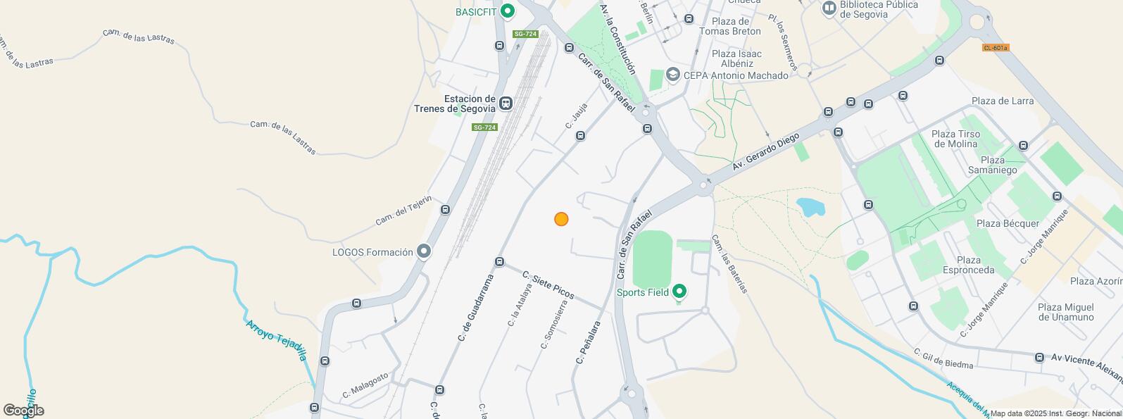 Mapa de Zona industrial, Segovia, 40006