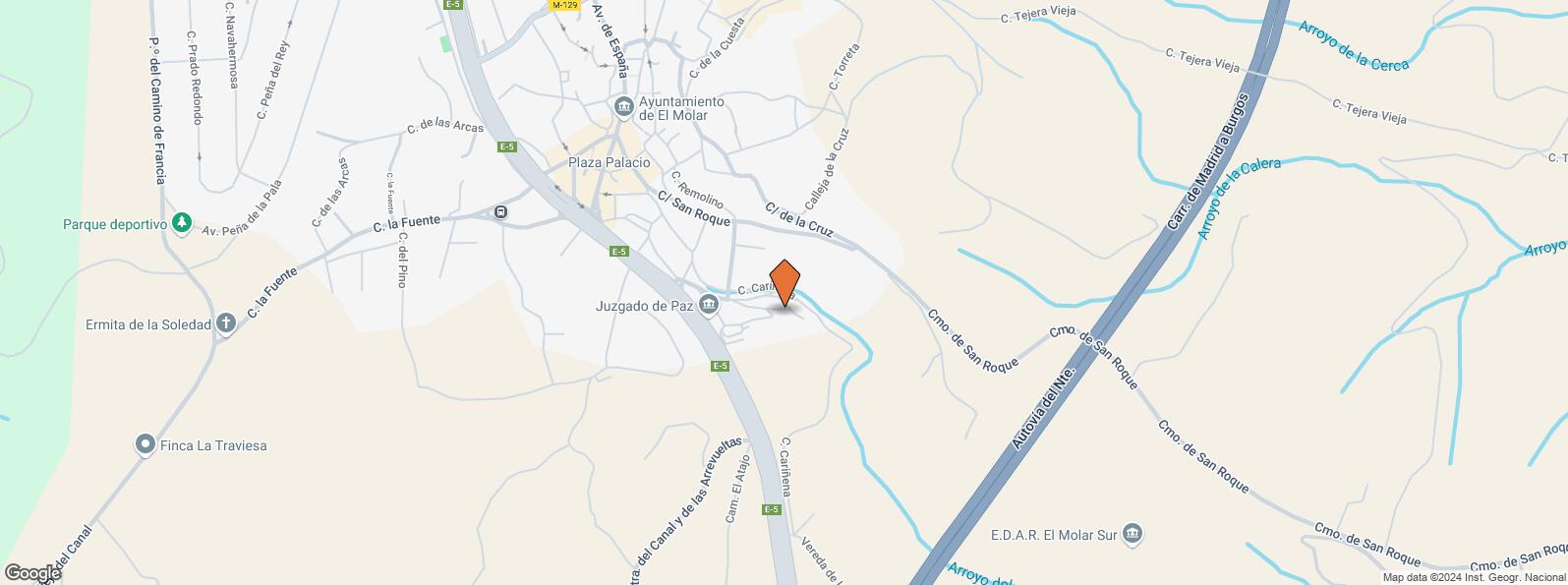 Location Map for Camino Bodegas, 3, El Molar, Madrid, 28710