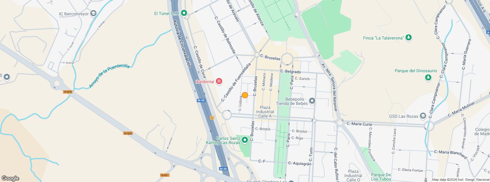 Mapa de Calle Bruselas, Las Rozas de Madrid, Madrid, 28230