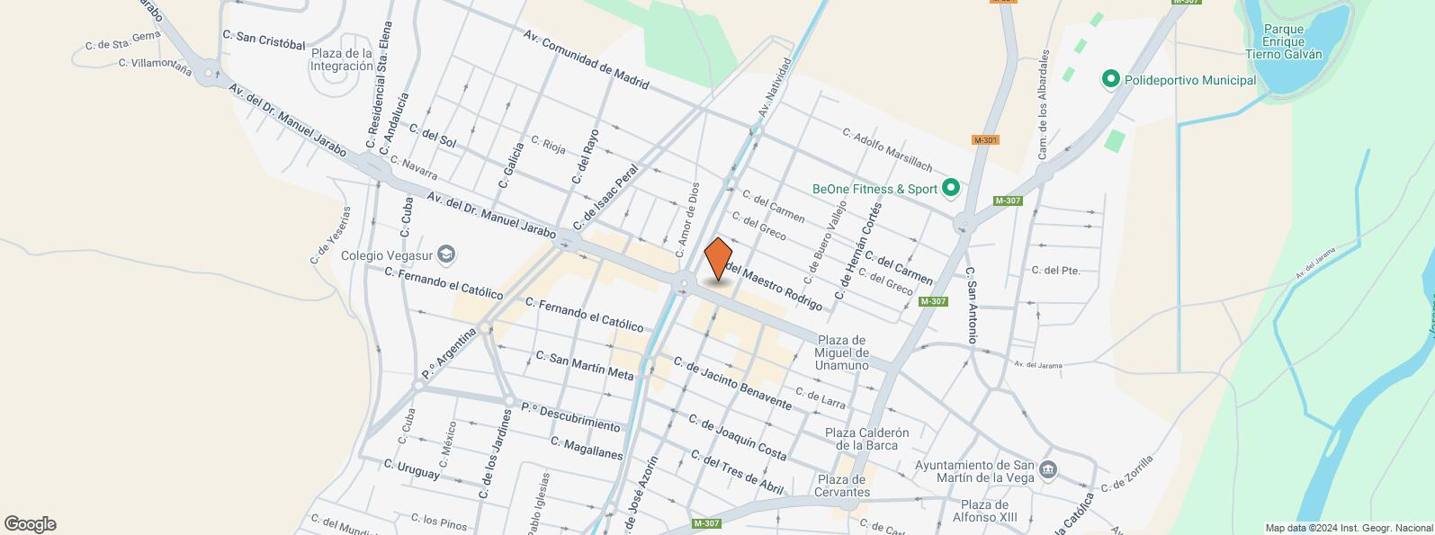 Location Map for Avenida Doctor Manuel Jarabo, 52, San Martín de la Vega, Madrid, 28330