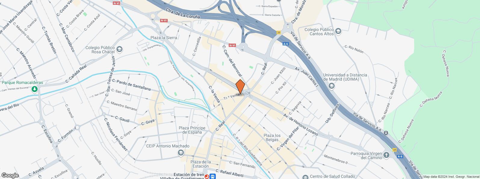 Mapa de Calle Real, Collado Villalba, Madrid, 28400