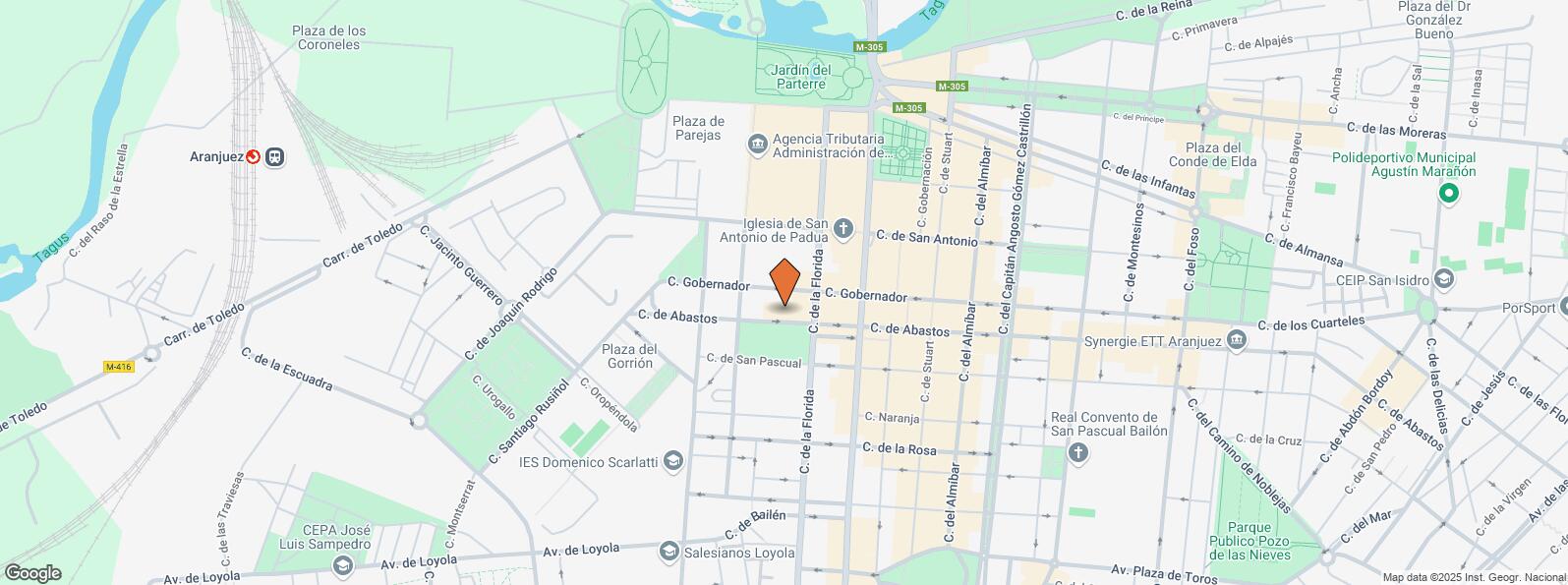 Location Map for Calle Abastos, 7, Aranjuez, Madrid, 28300