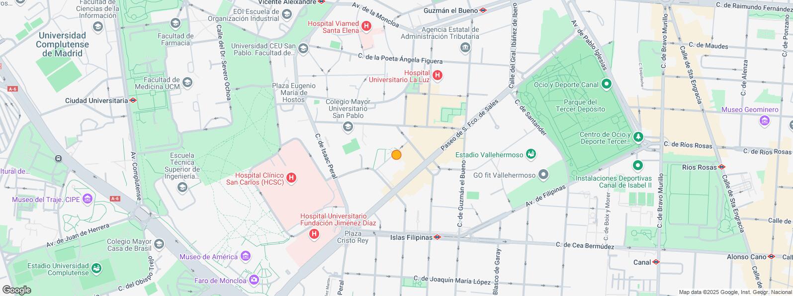 Mapa de Calle Domenico Scarlatti, Chamberí, Madrid, 28003