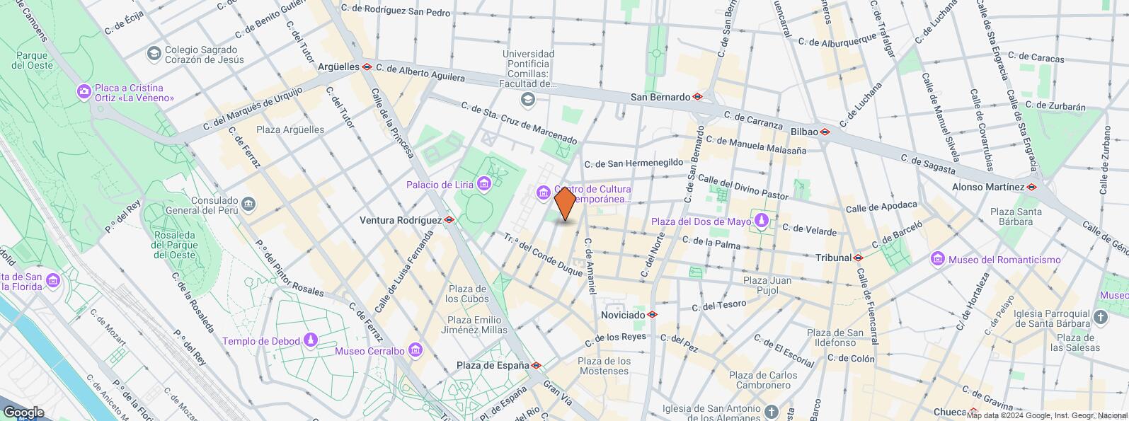 Mapa de Calle Cristo, 3, Centro, Madrid, 28015