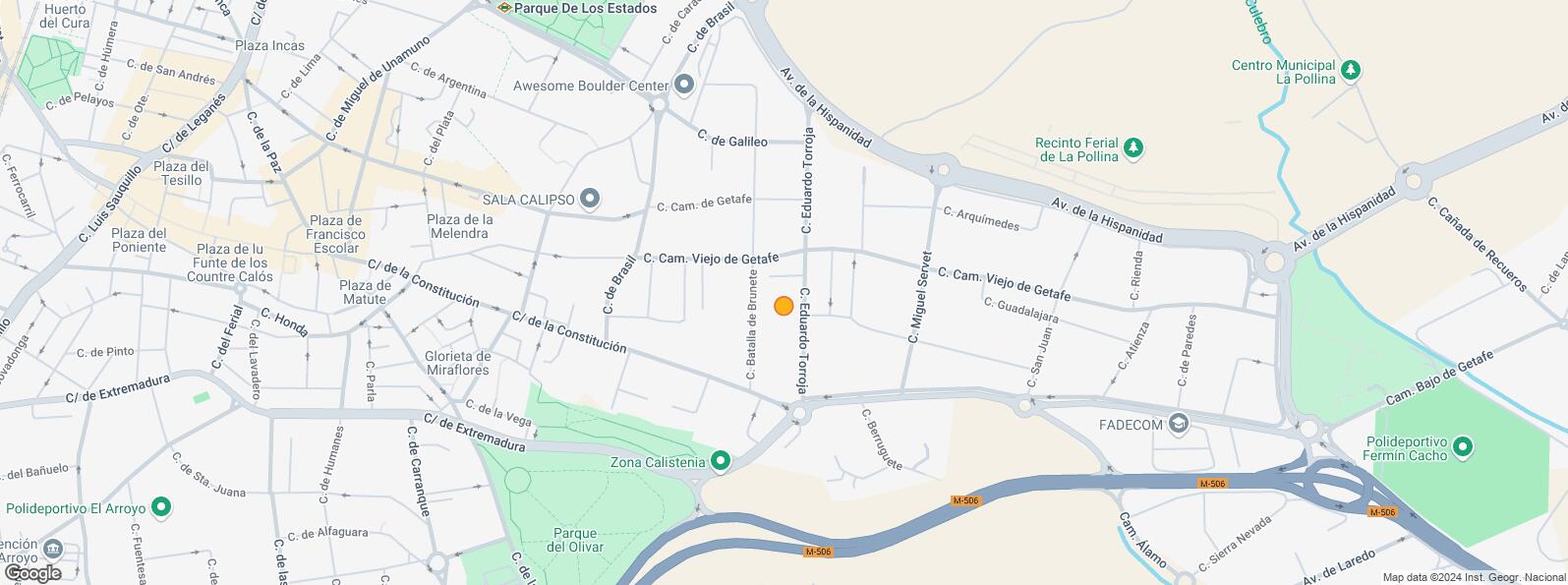 Location Map for Centro-Arroyo-La Fuente, Fuenlabrada, Madrid, 28946