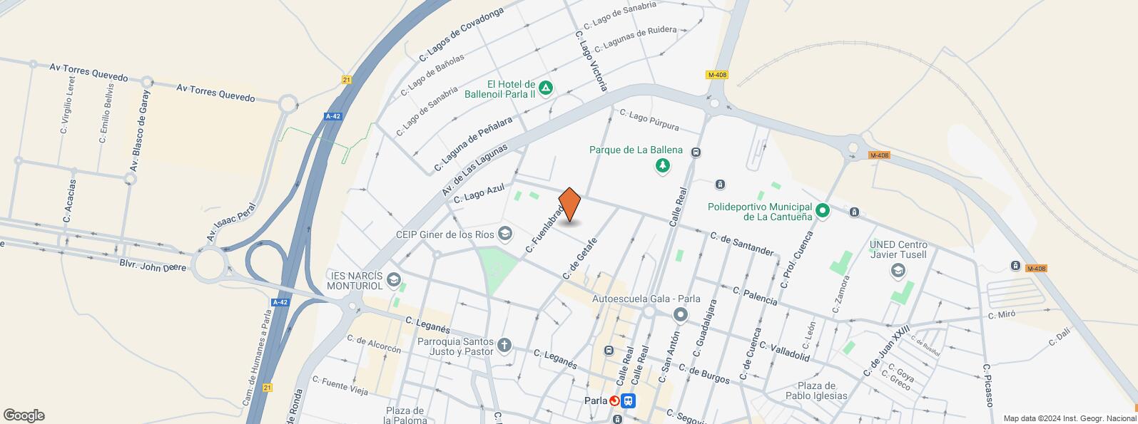 Location Map for Calle Getafe, 17, Parla, Madrid, 28980